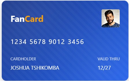 FanCard Front